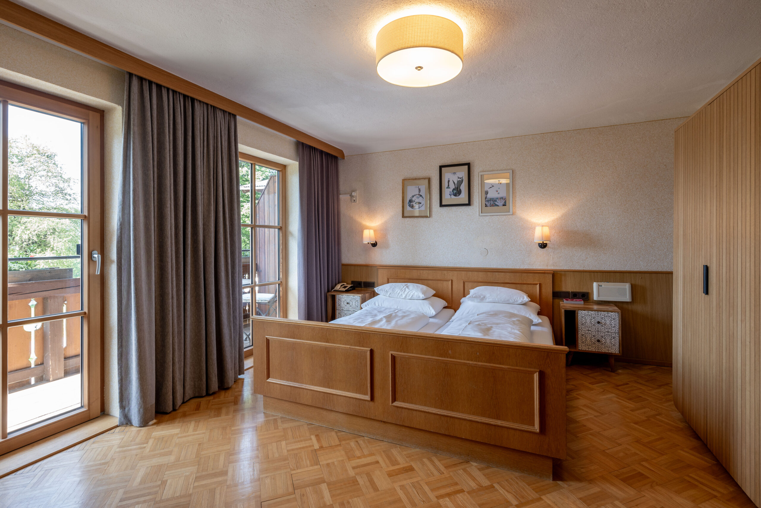 Doppelzimmer Bergblick einfach und gemütlich